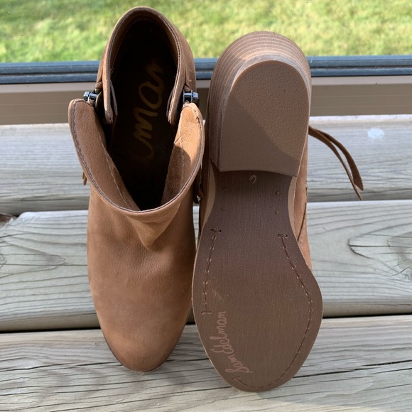 SAM EDELMAN Packer Leather Booties NWOT - Picture 5 of 8